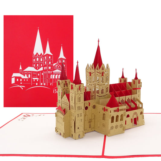 Pop Up Karte "Bonner Münster"  3D Grußkarte & Bonn Souvenir