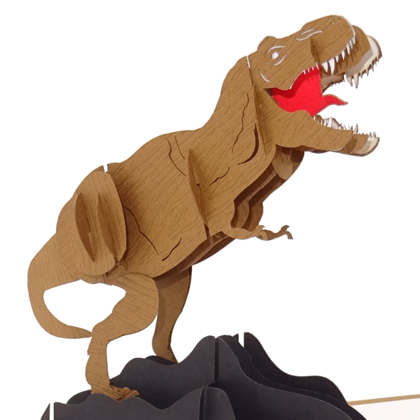 Pop Up Karte "Tyrannosaurus Rex" Dinosaurier T-Rex Geburtstagskarte & Einladungskarte